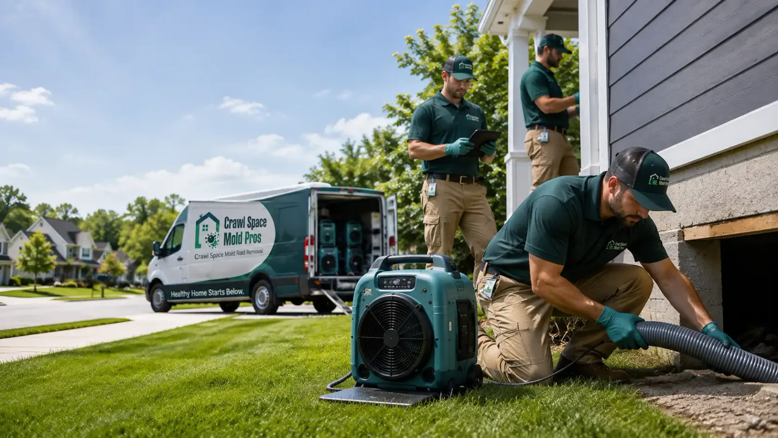 Crawl Space Mold Removal in Manchester, WA